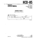 Sony HCD-H5 (serv.man3) Service Manual