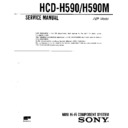 hcd-h590, hcd-h590m service manual