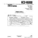 Sony HCD-H6800 Service Manual
