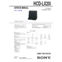 hcd-lx20i service manual