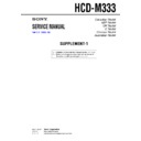 hcd-m333 service manual
