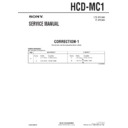 Sony HCD-MC1 Service Manual