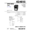 hcd-md1dx, hcd-md1ex (serv.man2) service manual