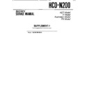 Sony HCD-N200 (serv.man2) Service Manual