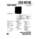 Sony HCD-N310K, LBT-N310KR Service Manual