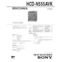 hcd-n555avk, lbt-n555avk service manual