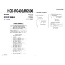 Sony HCD-RG490, HCD-RG590 (serv.man2) Service Manual