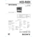 hcd-rxd3, mhc-rxd3 service manual