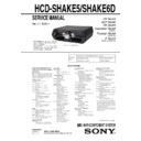 Sony HCD-SHAKE5, HCD-SHAKE6D (serv.man2) Service Manual
