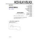 Sony HCD-SLK1I, HCD-SLK2I, WHG-SLK1I Service Manual