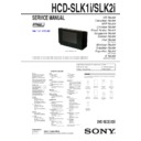 Sony HCD-SLK1I, HCD-SLK2I Service Manual