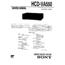 Sony HCD-VA550 (serv.man2) Service Manual