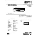 Sony HCD-VF1, LBT-VF3 Service Manual
