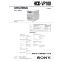hcd-vp100 service manual
