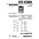 Sony HCD-VZ30AV, MHC-VZ30AV Service Manual
