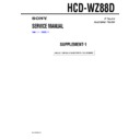 hcd-wz88d service manual