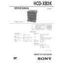 hcd-xb3k, hcd-xb3kr, lbt-xb3k service manual