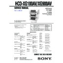 hcd-xg100av, hcd-xg900av service manual