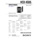 hcd-xg55 service manual