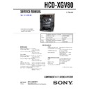 hcd-xgv80, lbt-xgv80 service manual