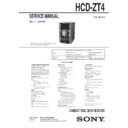 hcd-zt4, lbt-zt4 service manual
