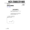 hcd-zx100d, hcd-zx80d service manual
