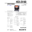 hcd-zx10d, lbt-zx10d service manual