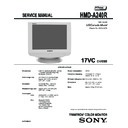 Sony HMD-A240R Service Manual