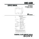 Sony HMD-A400 Service Manual