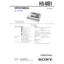 hs-mb1 service manual