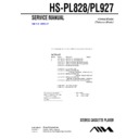 hs-pl828, hs-pl927 service manual