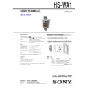 hs-wa1 service manual