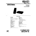 Sony HSA-EC1 Service Manual