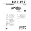 hsa-if1, ifr-c1 service manual