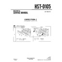 Sony HST-D105 (serv.man3) Service Manual