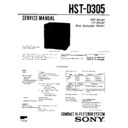 Sony HST-D305, HST-D305K, LBT-D305, LBT-D305CD (serv.man2) Service Manual