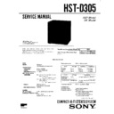 Sony HST-D305, HST-D305K, LBT-D305, LBT-D305CD Service Manual