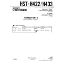 hst-h422, hst-h433 (serv.man2) service manual