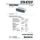 Sony HT-1800DP, STR-K751P Service Manual