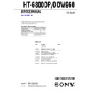 Sony HT-6800DP, HT-DDW960, SA-WMSP68 Service Manual