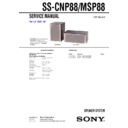 Sony HT-6800DP, HT-DDW960, SS-CNP88, SS-MSP88 Service Manual