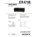 ht-7100dh, str-k7100 service manual