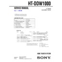 ht-ddw1000 service manual
