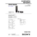 Sony HT-DDW1600, SS-CNP16, SS-CRP16, SS-MSP16, SS-SRP16 Service Manual