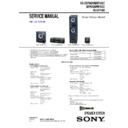 Sony HT-DDW5400, SS-CNP5400, SS-CRP5400, SS-MSP5400, SS-SRP5400, SS-WP5400 Service Manual