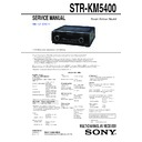 Sony HT-DDW5400, STR-KM5400 Service Manual