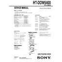 Sony HT-DDW5400 Service Manual