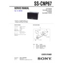Sony HT-DDW670, HT-DDW870, SS-CNP67 Service Manual