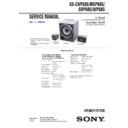 Sony HT-DDW685, HT-DDW785, SS-CNP685, SS-MSP685, SS-SRP685, SS-WP685 Service Manual