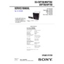 Sony HT-DDW700, HT-DDW790, HT-DDW795, SS-CNP700, SS-MSP700, SS-SRP700, SS-WP700 Service Manual